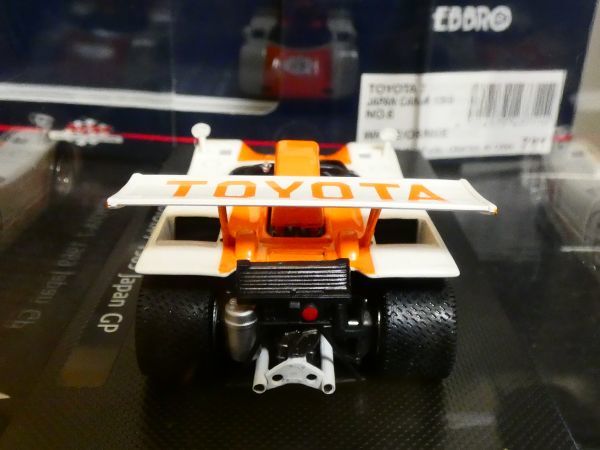 ▽エブロ 1/43 トヨタ 7 JAPAN CAM-AN 1969 オレンジ / TOYOTA 7 ミニカー