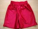 美品サッカージュニア　トレーニングパンツ赤１３０ゲームパンツ_1