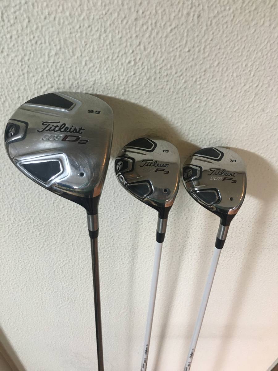 低価，豊富な Titleist タイトリスト 909F3 3W/5W 2本セット Speeder FW 80S 909D2ドライバー 9.5 Diamana 73X(タイトリスト)｜売買されたオークション情報、yahooの商品情報をアーカイブ公開 - オークファン 男性右きき用
