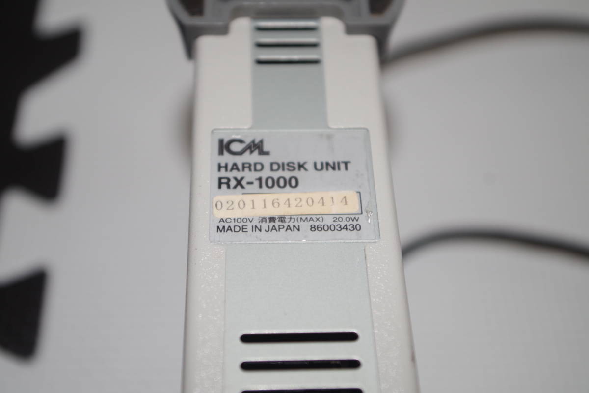 ICM RX-1000 SCSI SCENAGE HARD DISK - UNIT 外付けSCSI