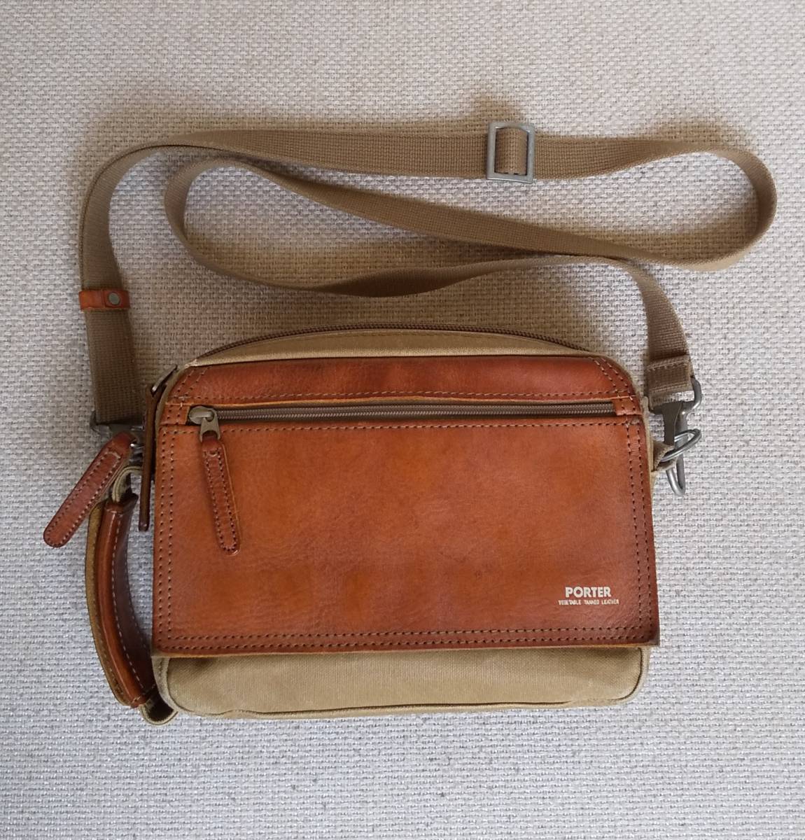 ☆美品☆ PORTER Feild ポーター フィールド キャンバス×レザー 3WAY 