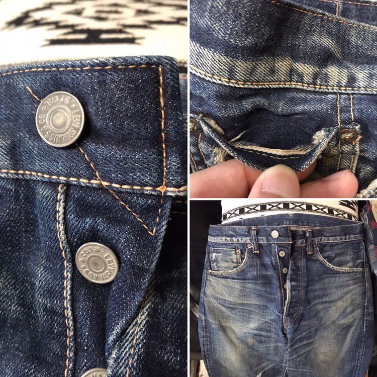 希少／完売モデル］1円スタート《☆ Levi's ☆》55501 LVC セルビッチ