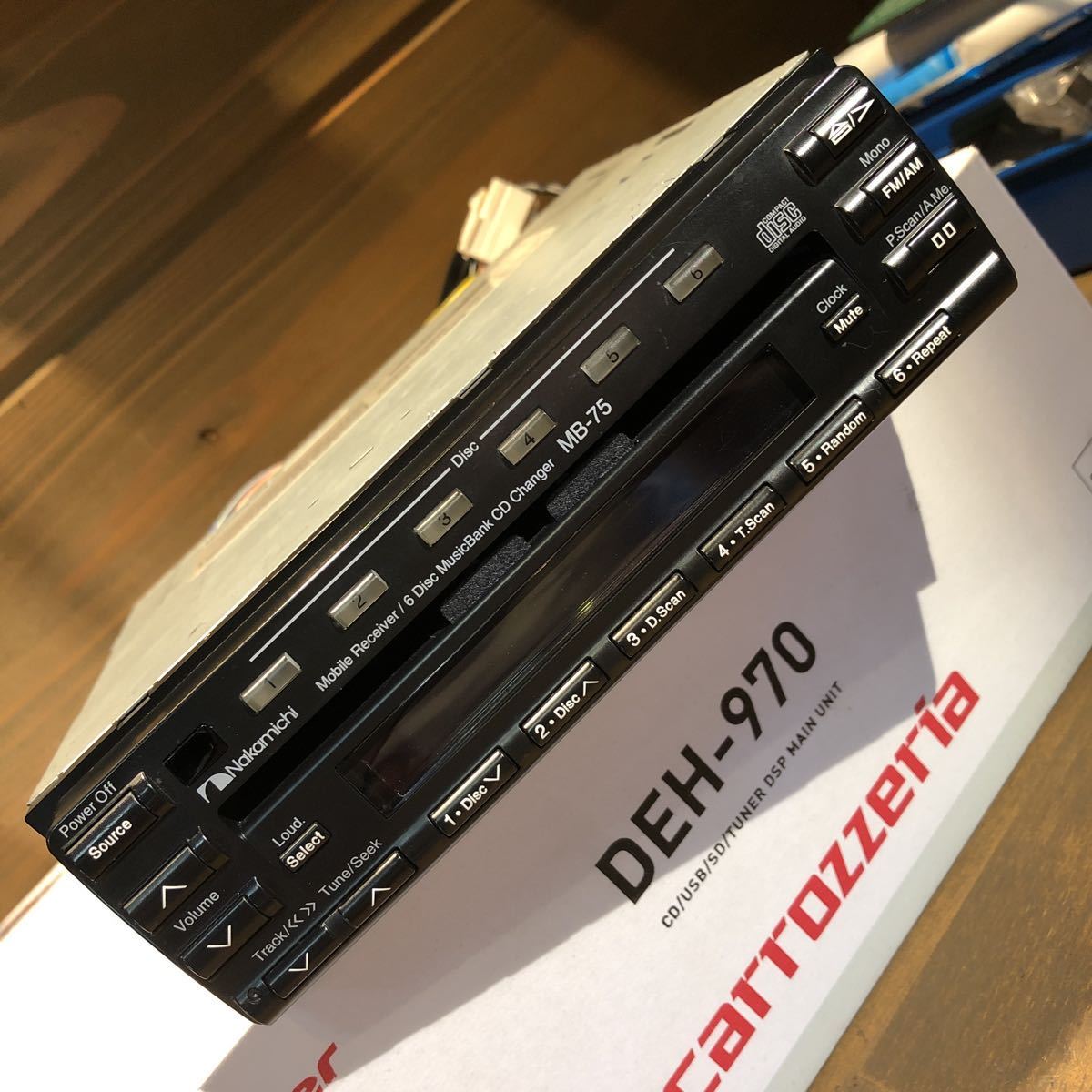 MB-75 Nakamichi 希少 高級機 ナカミチ 1DIN 6連奏 CDチューナー 希少