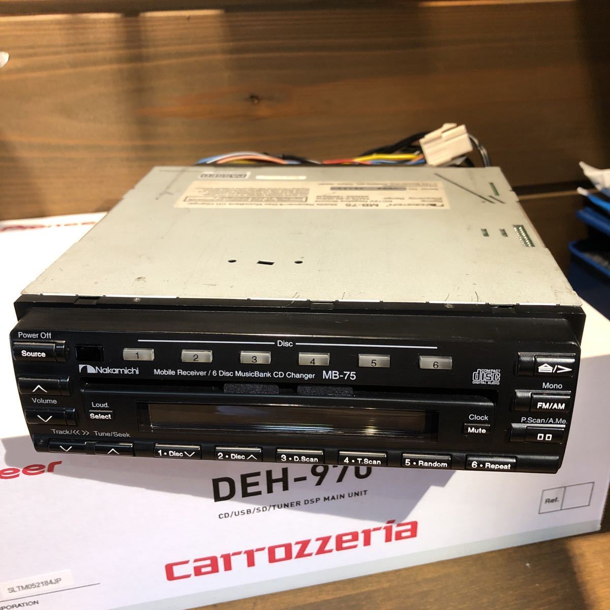 MB-75 Nakamichi 希少 高級機 ナカミチ 1DIN 6連奏 CDチューナー 希少