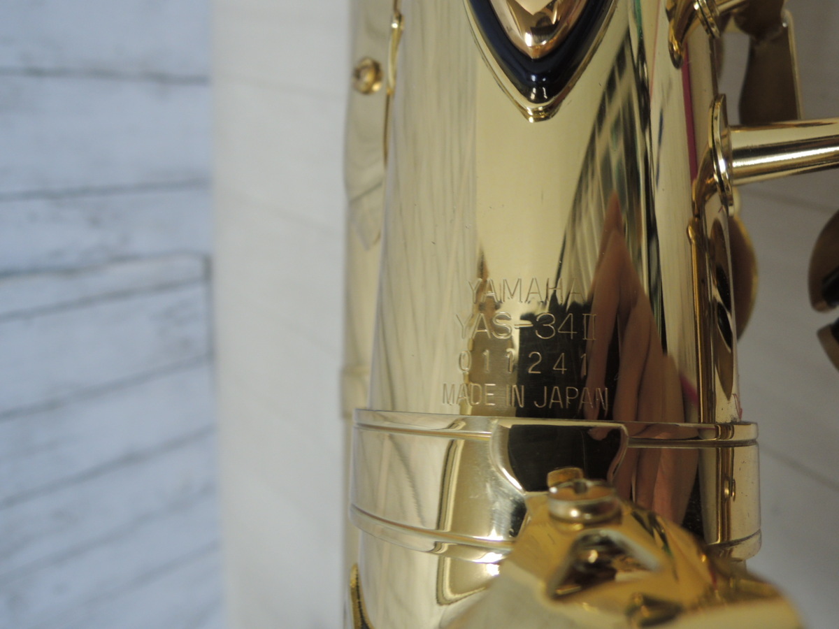独特の素材 YAMAHA サックス YAS-34 used スタンド付き hek293.com