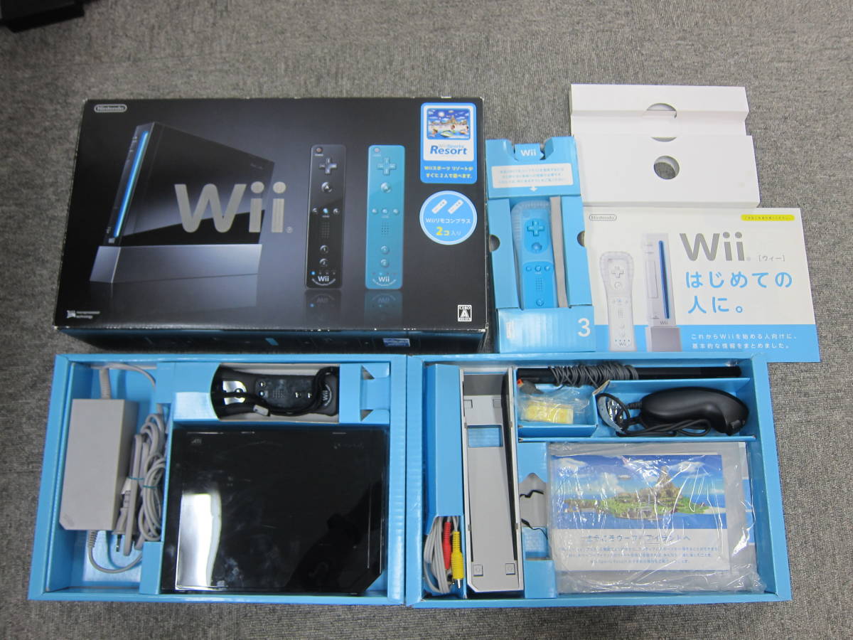 任天堂 wii 本体 リモコン2個 ソフト wiiスポーツ リゾート