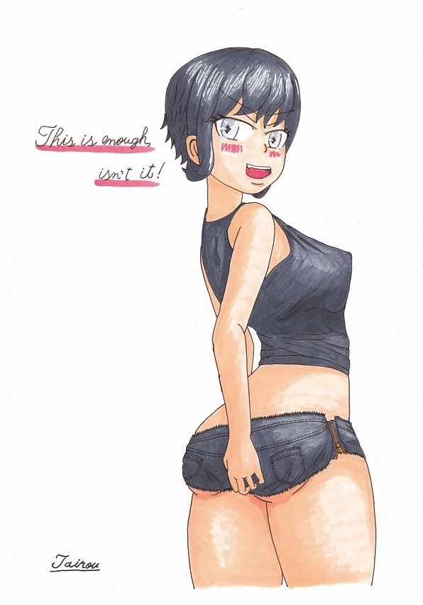 ホットパンツに慣れていない子に無理やり穿かせてみた オリジナル 手描き イラスト 手描きイラスト 売買されたオークション情報 Yahooの商品情報をアーカイブ公開 オークファン Aucfan Com