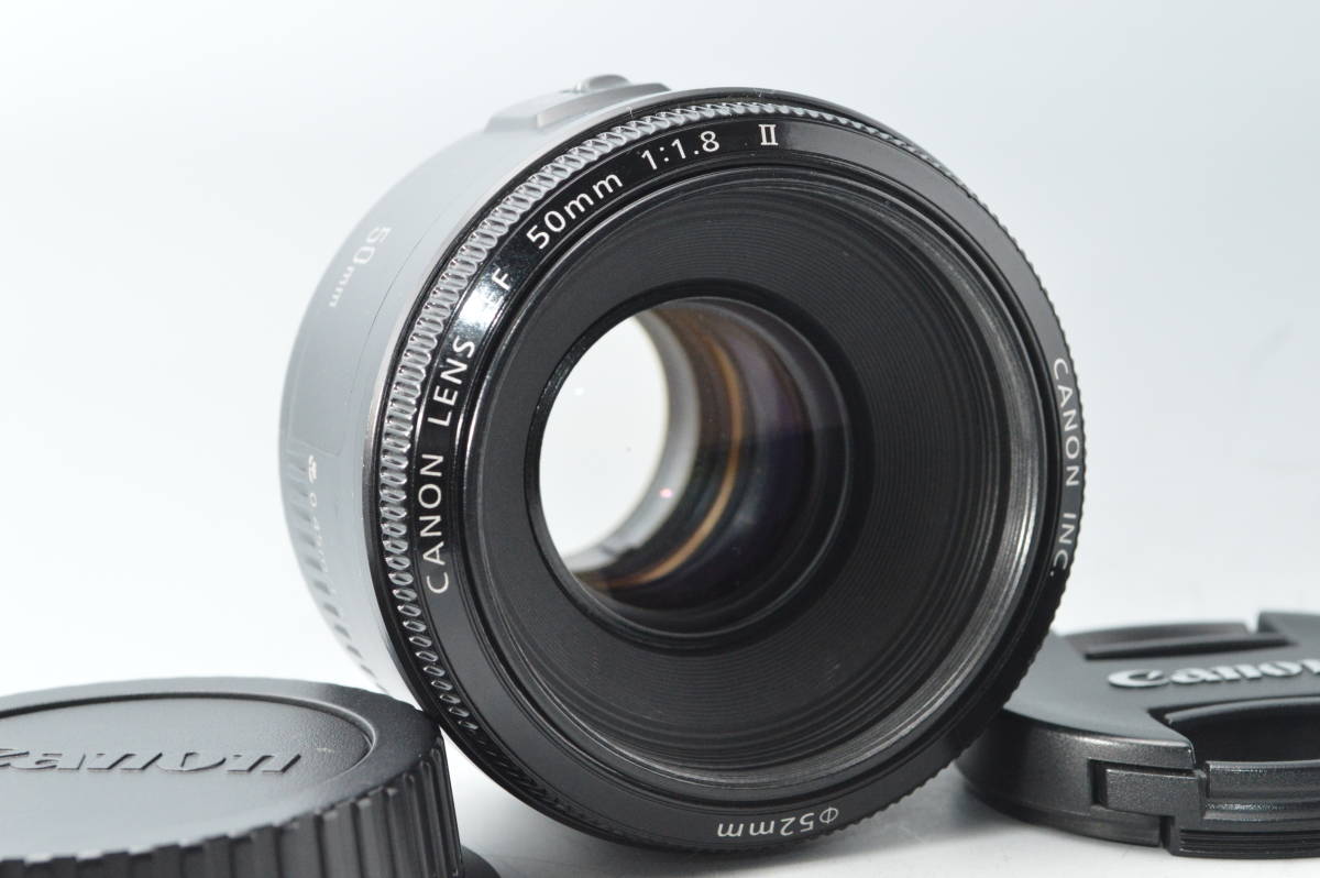 単焦点レンズ Canon EF50mm F1.8 0 単焦点レンズの中古品 キヤノン II