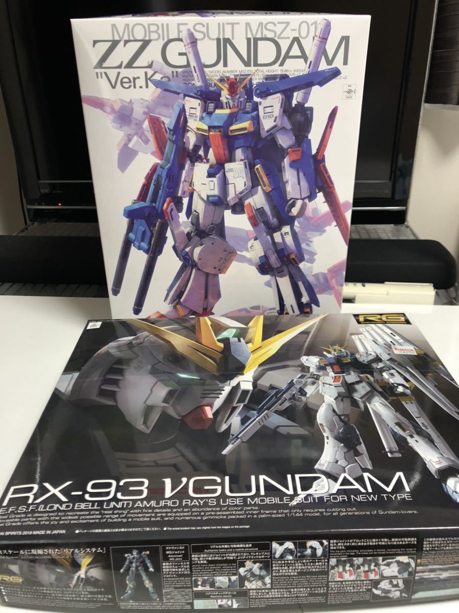 未組立 MG ver.K ZZ RG νガンダム 