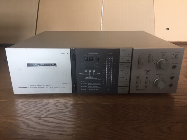 取扱説明書付！送料込】☆80年代！PIONEERパイオニア ステレオカセット