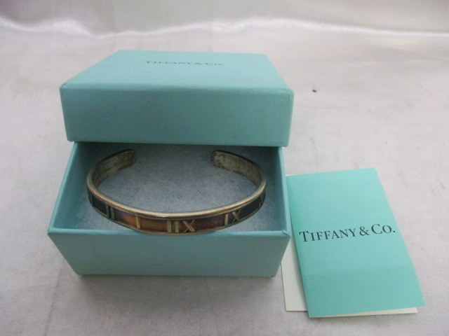 【良品】TIFFANY & Co. / ティファニー アトラスバングル ◆箱付き Tiffany & Co ティファニー アトラス バングル 箱付き