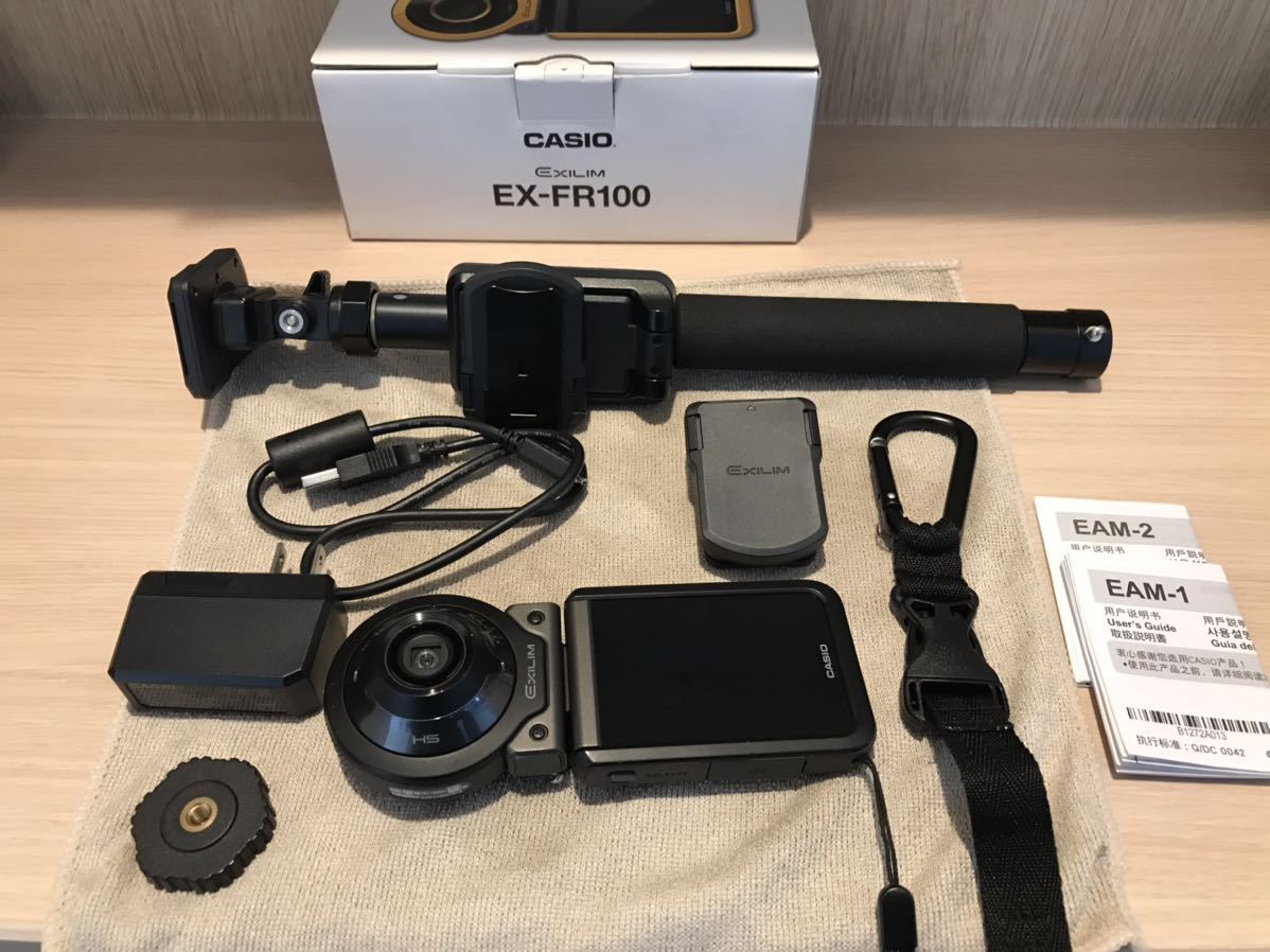 CASIO EXILIM EX-FR100BK 各種オプション付_1