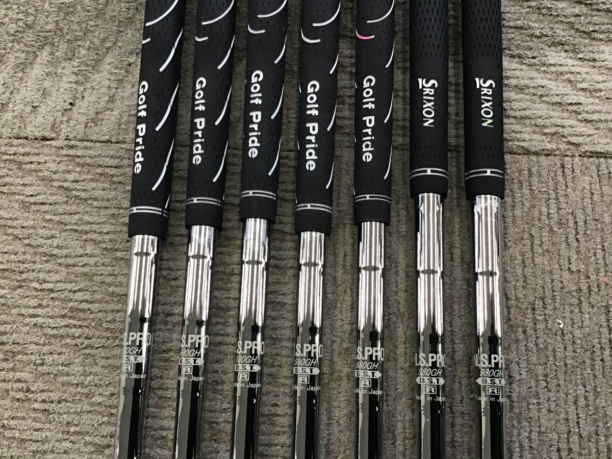 Z545 スリクソン SRIXON アイアン ダンロップ アイアンセット 7本セット Miyazaki DUNLOPダンロップ『スリクソン S DUNLOP(ダンロップ) PRO 980GH : フレックス 6S