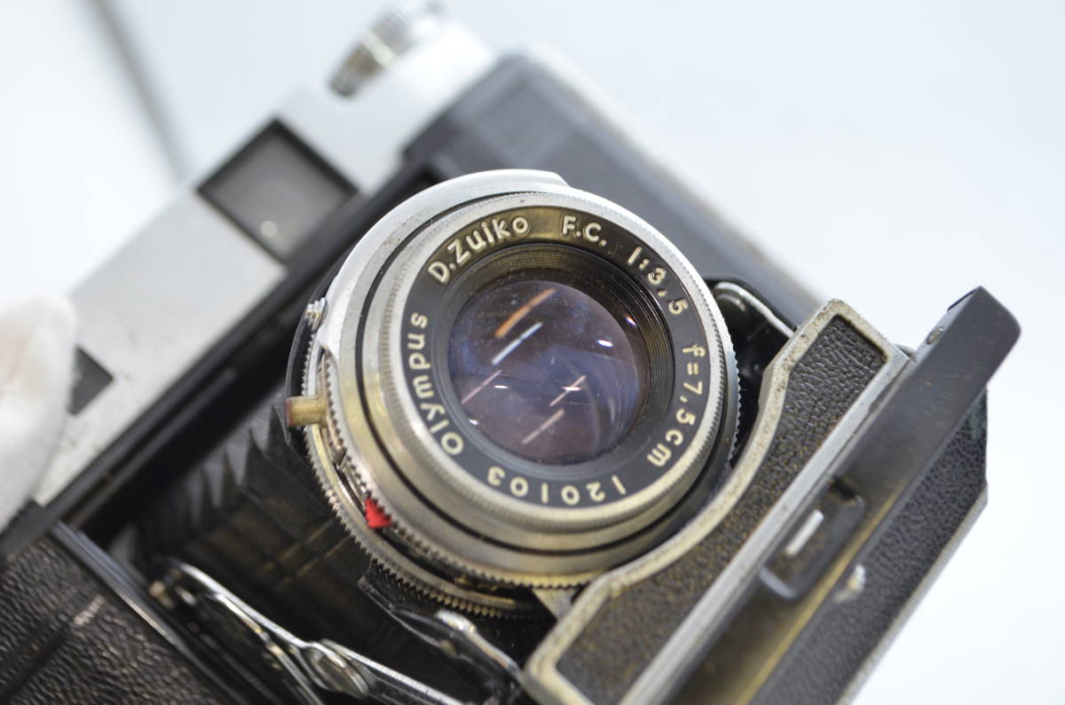 ☆MAMIYA-6 マミヤ Olympus D.Zuiko F.C. 7.5cm F3.5 蛇腹 中判 フィルム