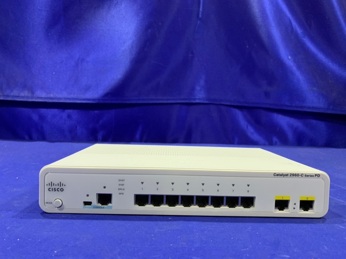  CISCO ルーター WS-C2960CPD-8TT-LV01 現状品渡(ルーター)｜売買されたオークション情報、yahooの商品情報をアーカイブ公開 - オークファン ルーター