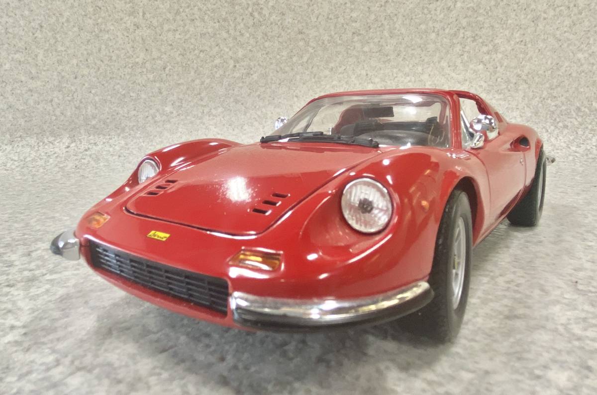 DINO246GTS 1/18 フェラーリ― ディーノ 246gts レッド Hot Wheels DINO246GTS 1/18 フェラーリ― ディーノ 246gts レッド Hot Wheels
