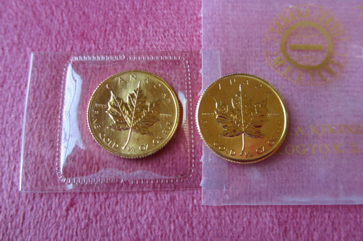 メイプルリーフ金貨 メイプルリーフ 1986年 金貨 | 価格.com - 1⁄4