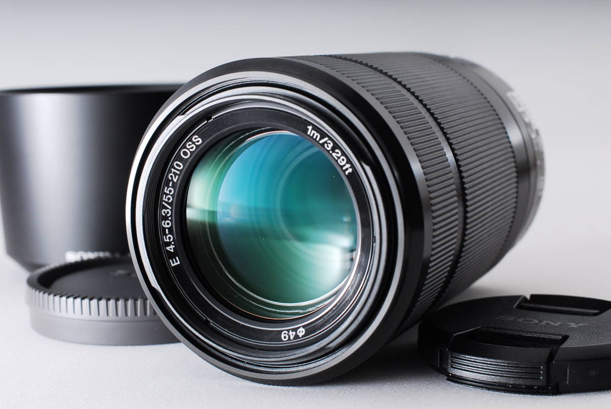 ★新品級★SONY ソニー E 55-210mm F4.5-6.3 OSS SEL55210 純正フード付 ポーチ付_1