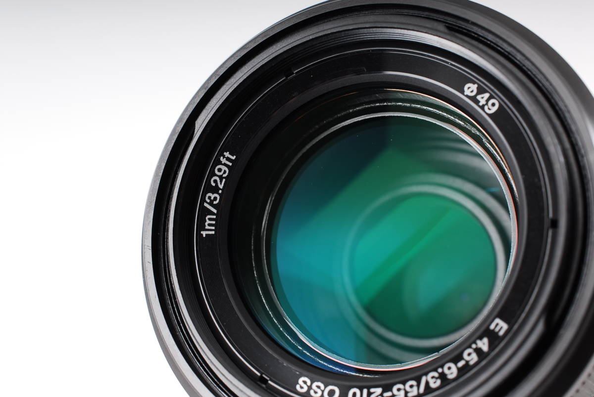 ★新品級★SONY ソニー E 55-210mm F4.5-6.3 OSS SEL55210 純正フード付 ポーチ付_5