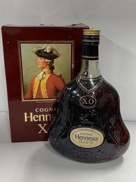 A249-M9-679 Hennessy XO ヘネシー ブランデー コニャック グリーンボトル 1000ml 40% 現状品⑨