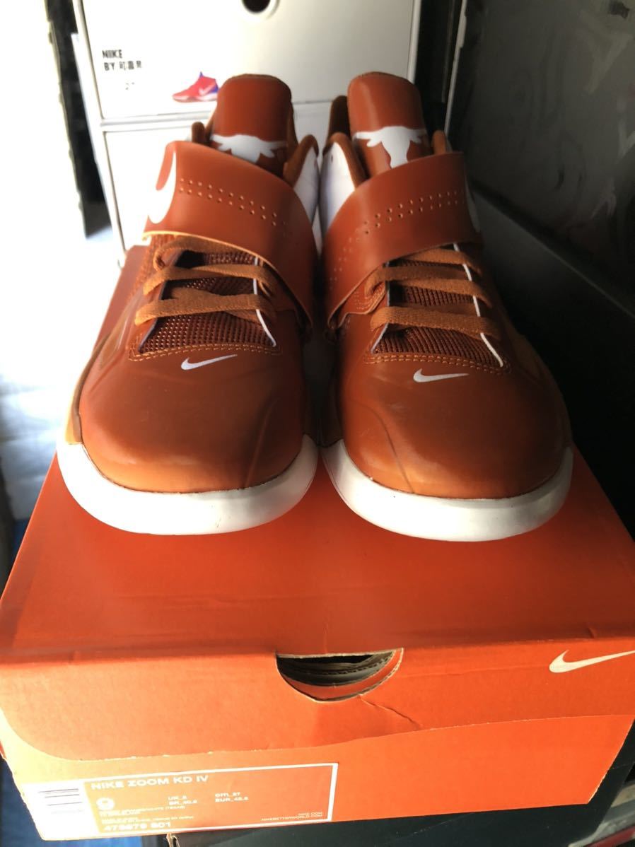 超激得，本物保証 Nike Zoom KD4 ケビン デュラント Texas us9 27cm(27.0cm)｜売買されたオークション情報、yahooの商品情報をアーカイブ公開 - オークファン 27.0cm