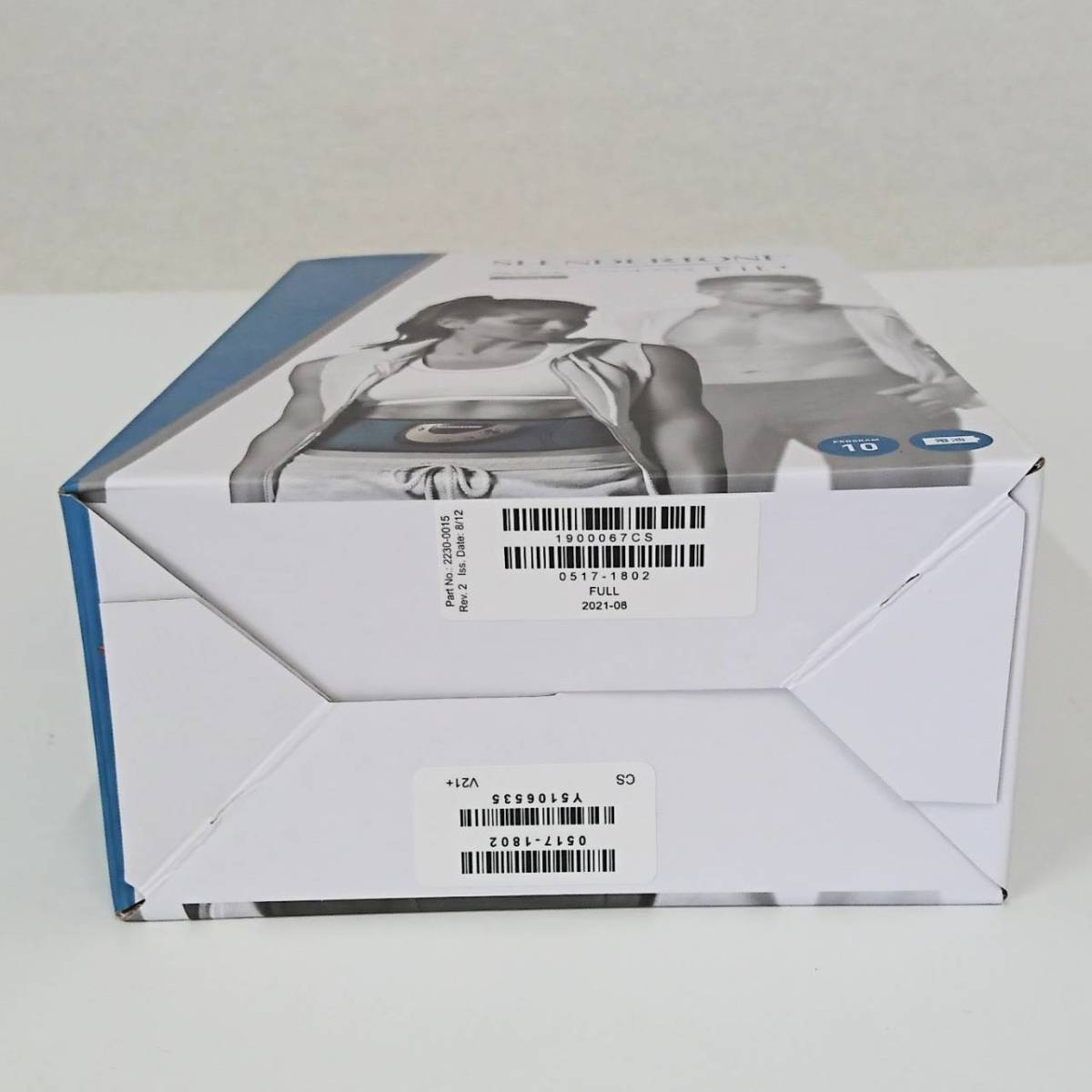 【大得価,定番人気】 O-112 【未使用品】スレンダートーンフィットプラス (男女兼用) 巻くだけで腹筋 EMS