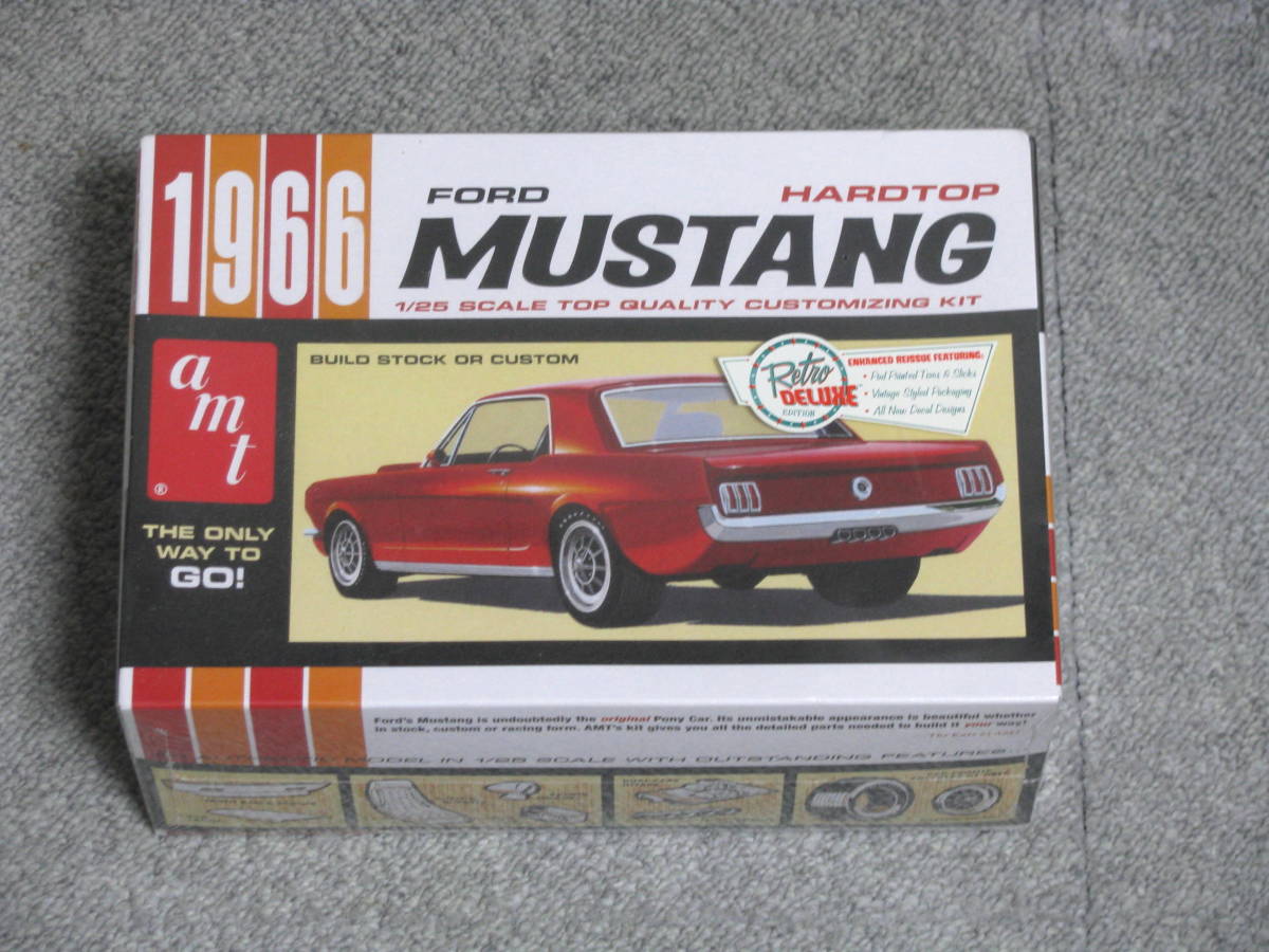AMT 1/25 1966 フォード マスタング ハードトップ 0 Ford Mustang Ertl 
