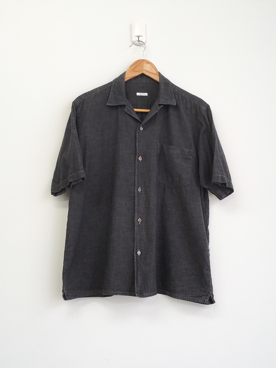 COMOLI ベタシャン オープンカラーシャツ ベタシャン COMOLI オープン