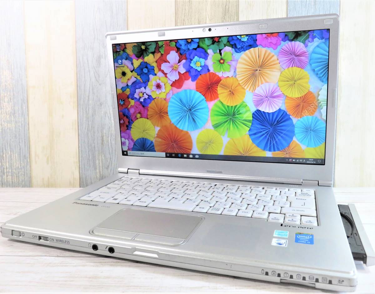 ★Microsoft Office搭載★Panasonic LX3 最新Win10 Corei5 4世代/HDD500GB/メモリ4GB/高速 無線WIFI/14型/DVDスーパーマルチ/ウェブカメラ 10秒から20秒での高速起動 マイクロソフトオフィス2019付き！Panasonic