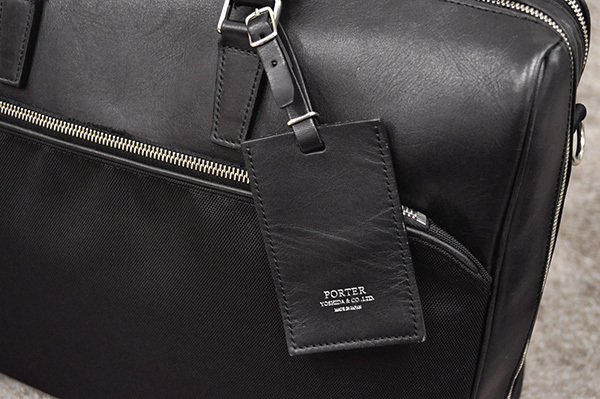 定価￥67，650 吉田かばん PORTER ポーター「ロウ RAW 2WAY BRIEF CASE