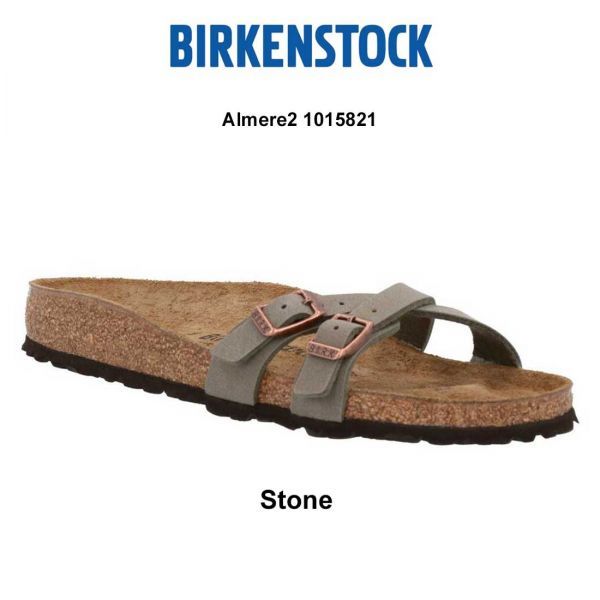 ※アウトレット(箱なし) BIRKENSTOCK(ビルケンシュトック)レディース サンダル スリッパ Almere2 1015821 stone (EU36) ノーマル幅