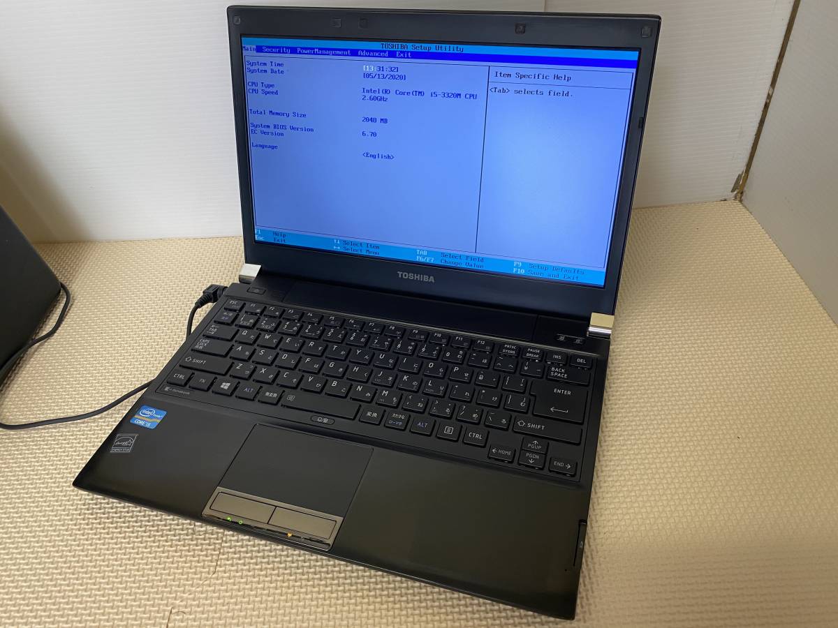 東芝Dynabook R732⁄G SSD240GB搭載⁄WIN11Home Core-i5⁄ﾒﾓﾘ8GB