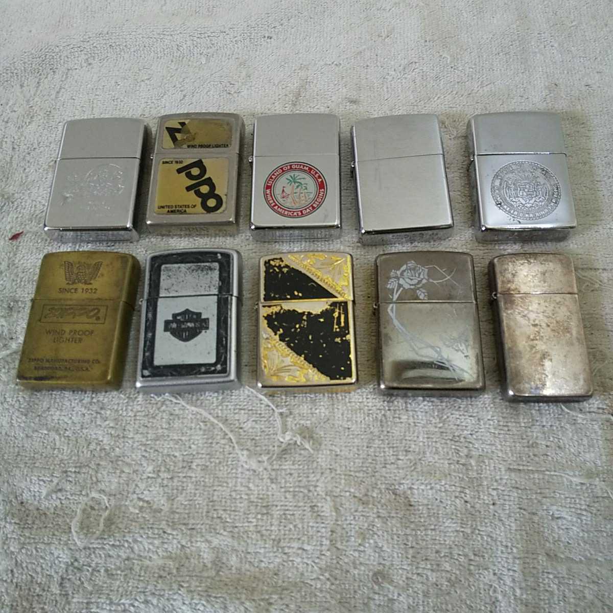オイルライター ジッポー ZIPPO ライター 1円 ジッポ 10点セット Yahoo 