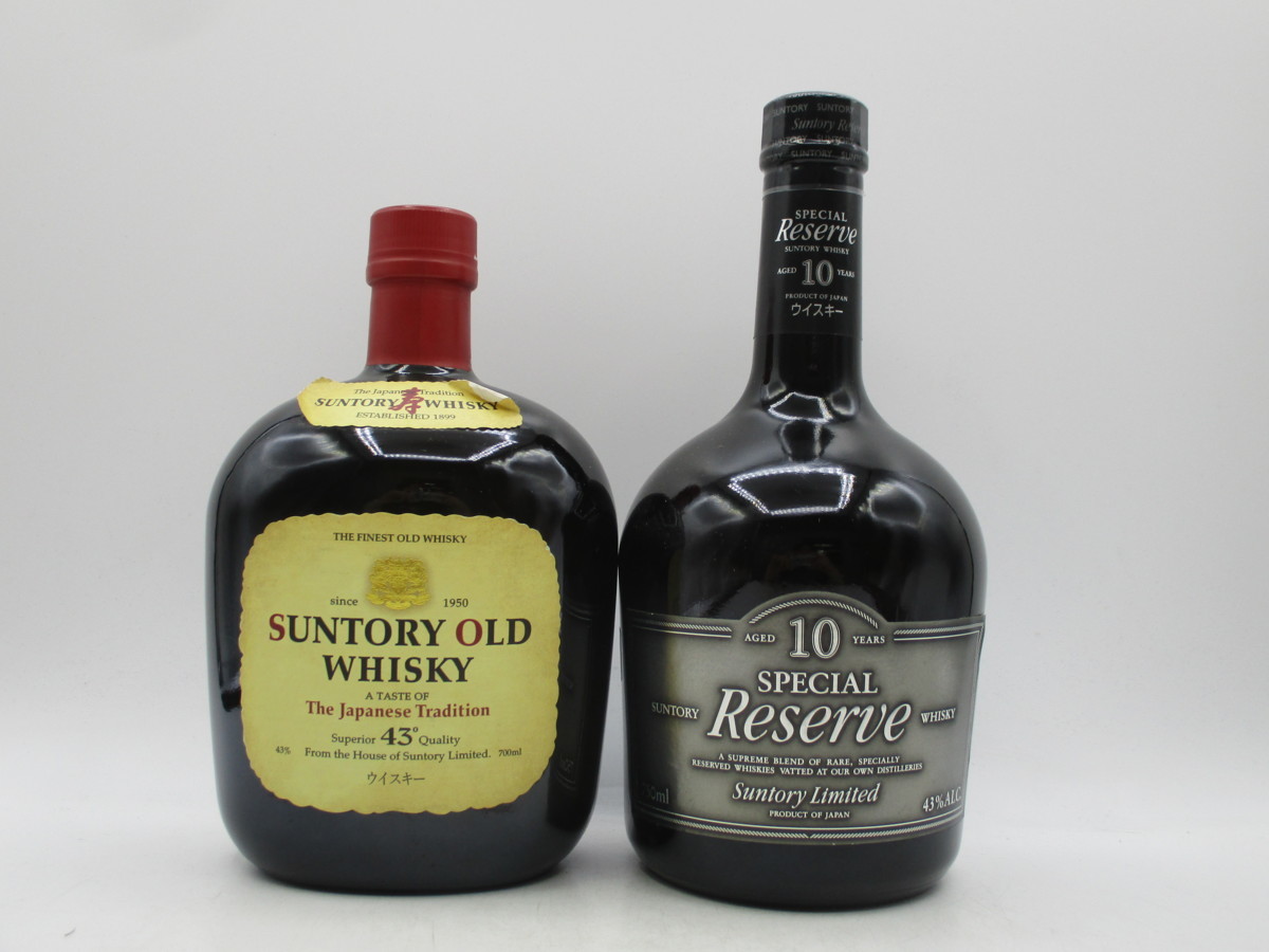レア サントリー オールド ウイスキー 寿 鶴 700ml 特級 未開封