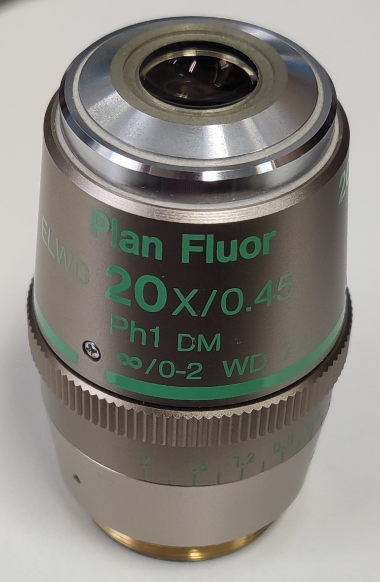 Nikon ニコン 対物レンズ Plan Fluor ELWD 20x 0.45 Ph1 DM ∞ 0-2 WD 7.4(顕微鏡)｜売買された ...