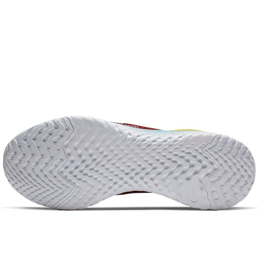 Nike 0 Epic React Flyknit - Running Men's White Black Shoes Size