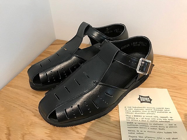 デッドストック】新品 実物 チェコ軍 グルカサンダル ブラック 26cm