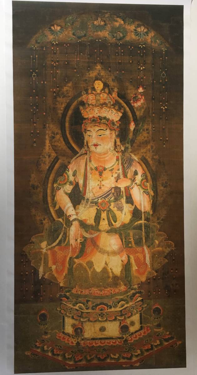 【複製】十一面観音像　平安時代　108×50（㎝） 平安時代 108×50（㎝） 十一面観音像 複製十一面観音像 - 108×50