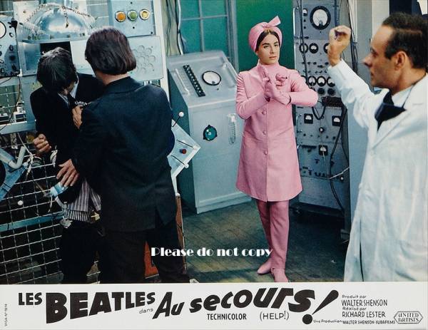 1965年 ザ ビートルズ 映画 ヘルプ 4人はアイドル フランス ロビー