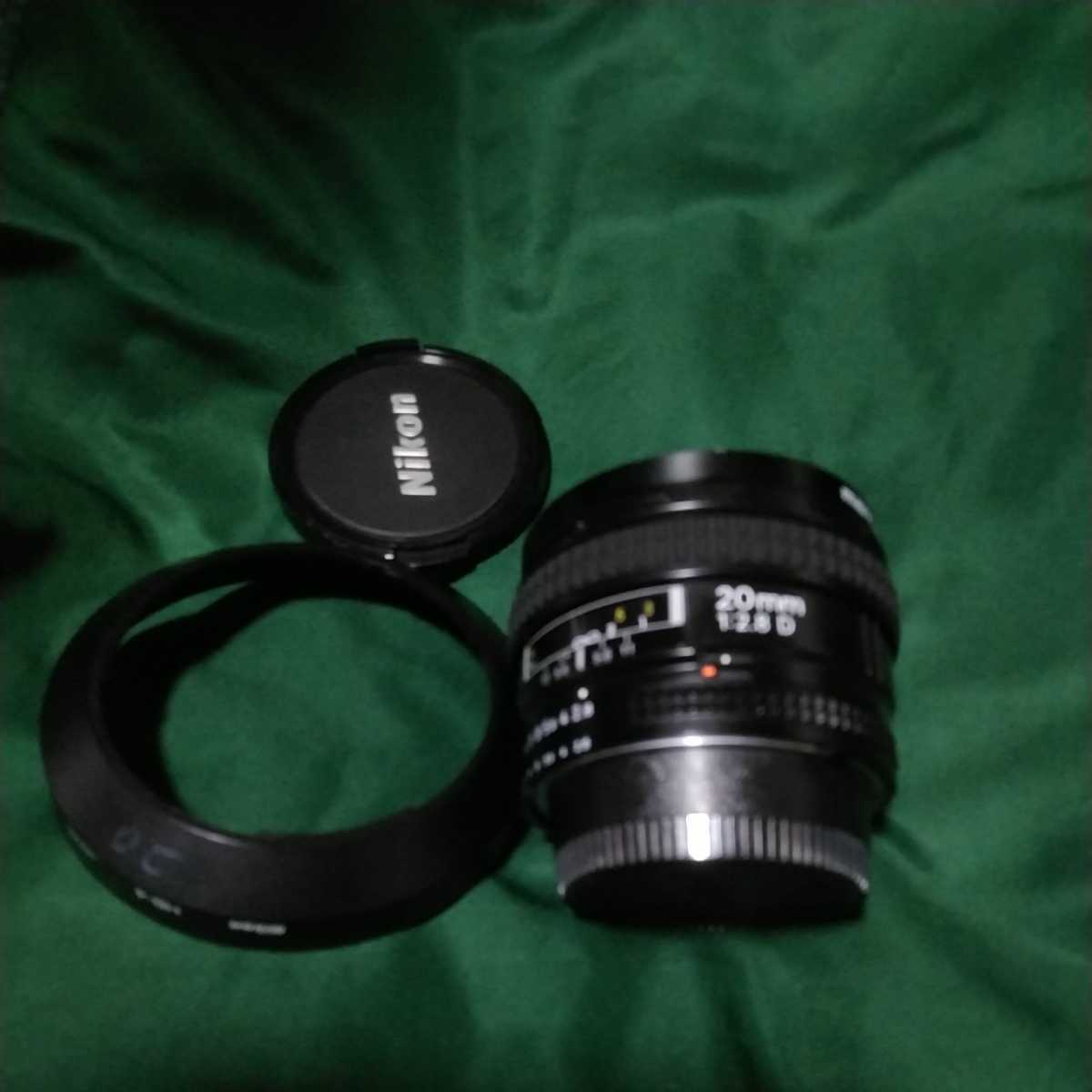 みー 2本セット Nikon 20mm AF f⁄2.8D Nikkor | - f⁄2.8 NIKKOR com Lens Richard