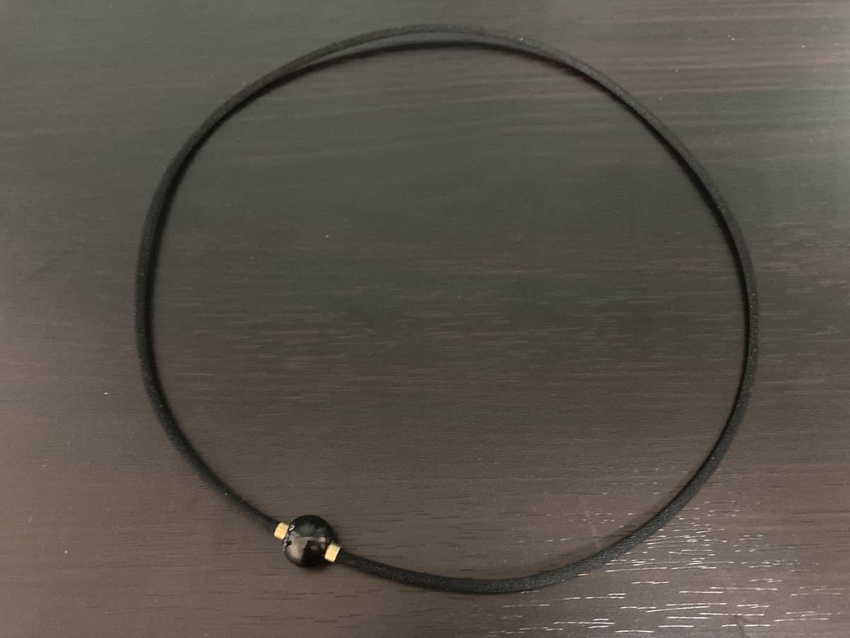ネックレス 45cm 炭化チタン チタンネックレス チェーン 美品 phiten