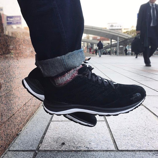 大得価，最新作 THE NORTH FACE ノースフェイス スニーカー シューズ 26.5 レザー スエード 黒(男性用)｜売買されたオークション情報、yahooの商品情報をアーカイブ公開 - オークファン 男性用