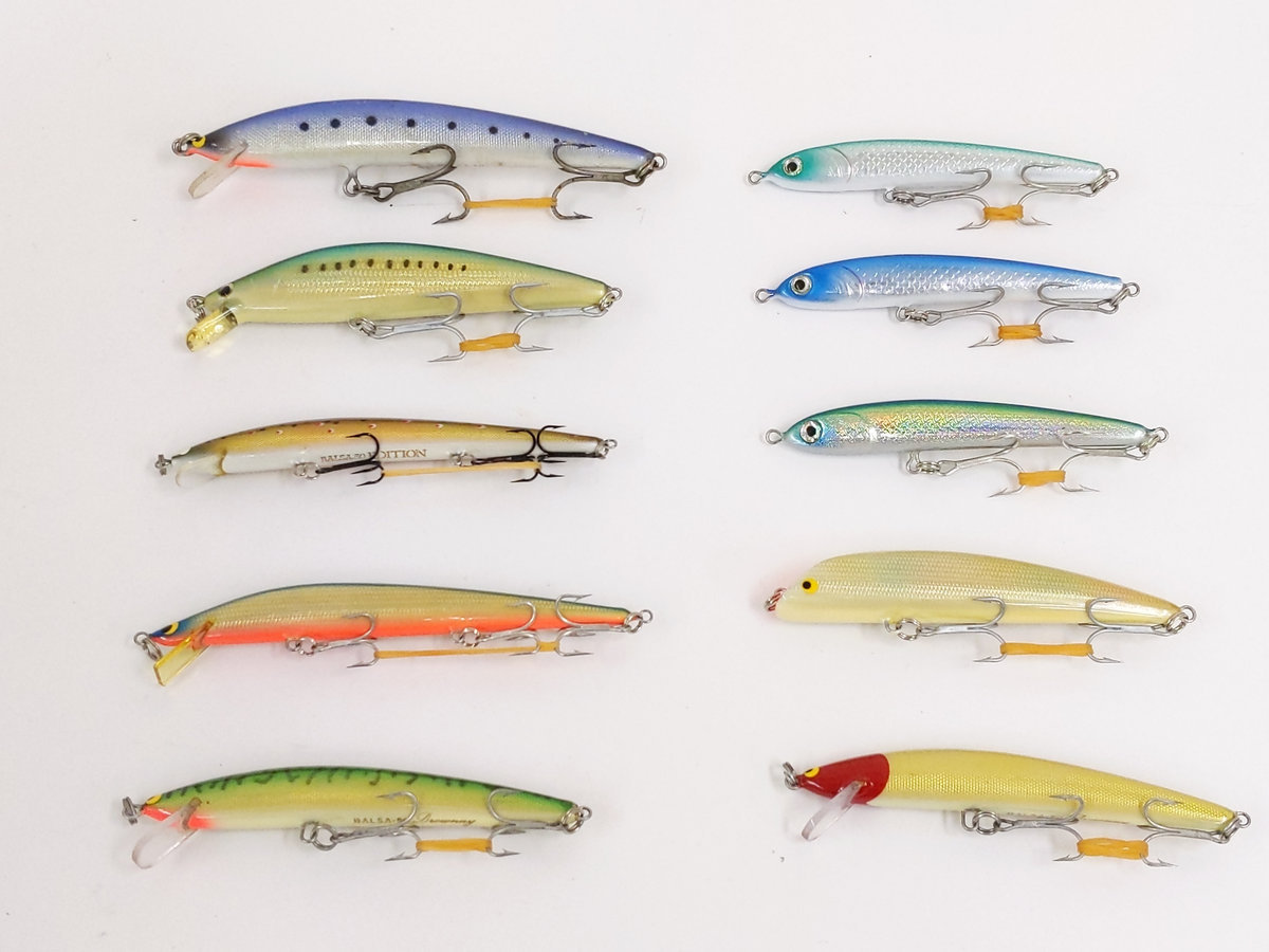 新作登場，SALE ザウルス バルサ50 エディション バルサ50 ブラウニー タックルハウス K-TEN ルアー10個(ミノー)｜売買されたオークション情報、yahooの商品情報をアーカイブ公開 - オークファン 海水