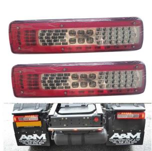 ボルボ　テール　スカニア　ユーロ 安心の防水コーキング済！ ボルボ タイプ 24V専用 LEDテールランプ