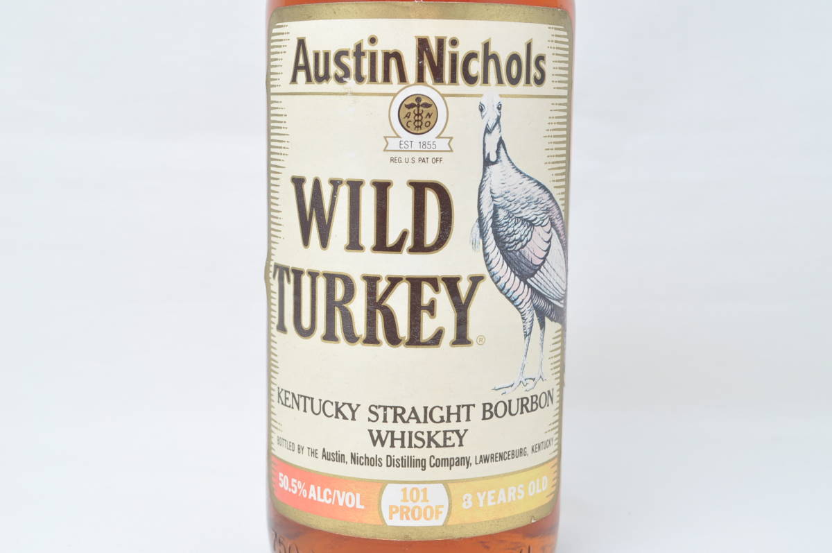 ★未開封☆WILD TURKEY ワイルドターキー Austin Nichols オースティンニコルズ 8YEARS OLD バーボン ウイスキー 750ml　50.5％☆★ TURKEY WILD ワイルドターキー r⁄bourbon : 50.5