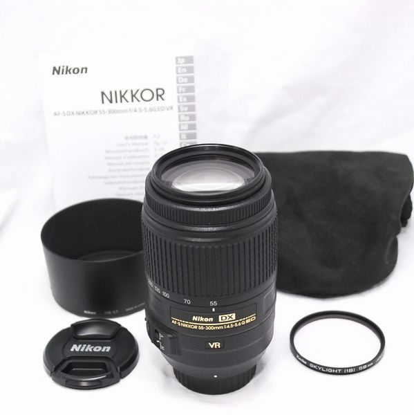 【新品級の超美品 フルセット】Nikon ニコン AF-S DX NIKKOR 55-300mm f/4.5-5.6 G ED VR