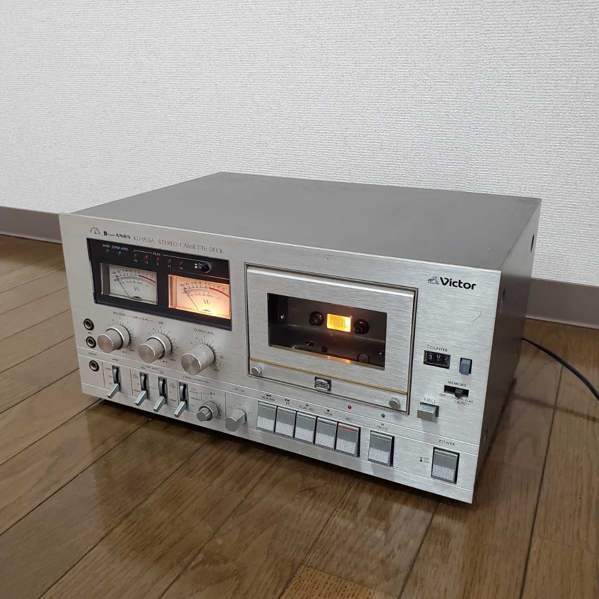 KD-95SA Victor ビクター カセットデッキ ステレオカセットデッキ ⇔ +