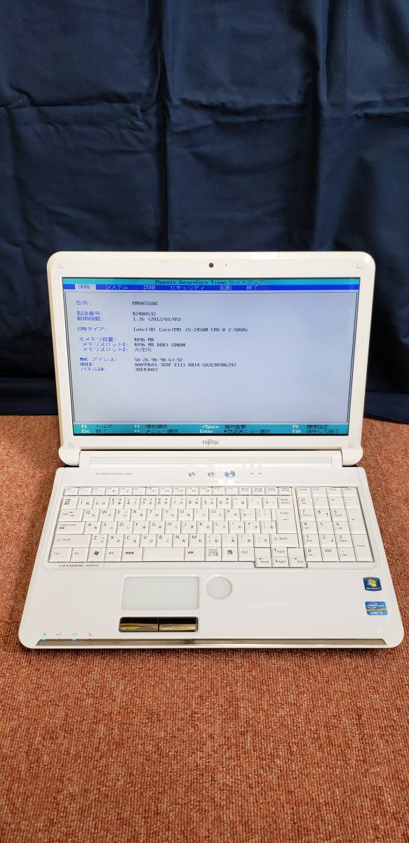 □Fujitsu 富士通 LIFEBOOK AH56/C Core i5 ノートPC ノートブック