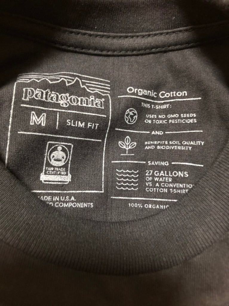 パタゴニア Tシャツ patagonia メンズ P-6 | - 半袖 T T-SHIRT patagoniaパタゴニア「夏の黒Tシャツ」3選 ORGANIC tシャツ ブラック PATAGONIA レスポンシビリティー