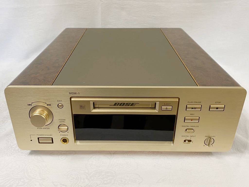 BOSE ミニディスクレコーダー MDA-15 MDA-15 BOSE MD 直筆サイン MDA